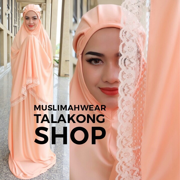 ตะละกง ชุดละหมาด talakong สีส้ม ตะละกง ชุดละหมาด talakong สีส้ม