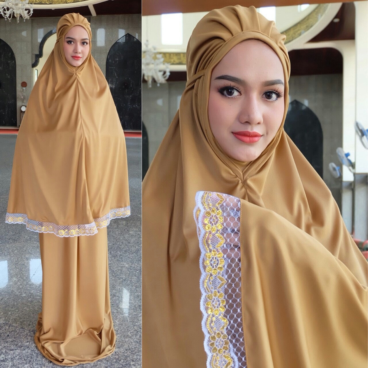 ตะละกง ชุดละหมาด talakong สีน้ำตาลไหม้ ตะละกง ชุดละหมาด talakong สีน้ำตาลไหม้