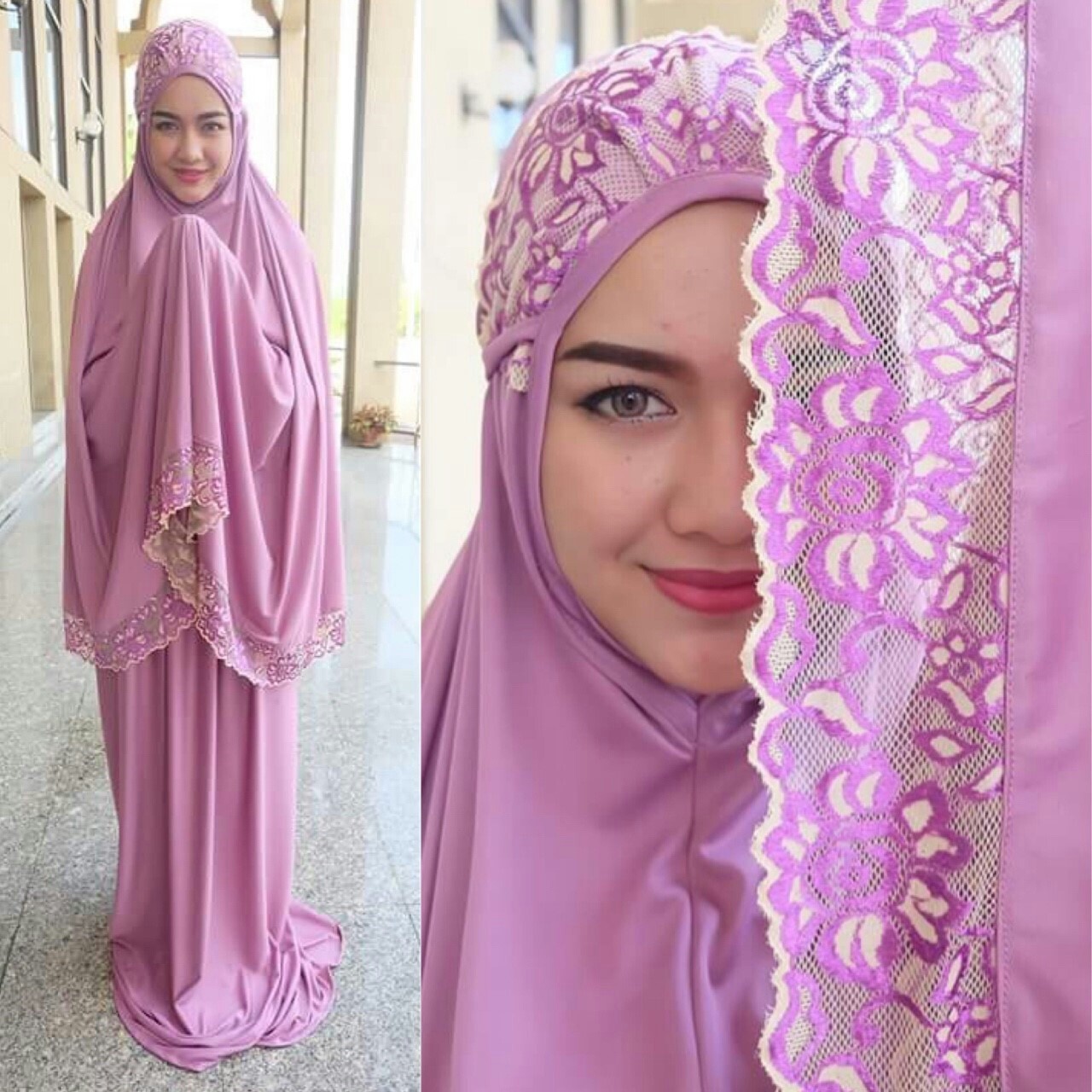 ตะละกง ชุดละหมาด talakong สีกะปิ ตะละกง ชุดละหมาด talakong สีกะปิ
