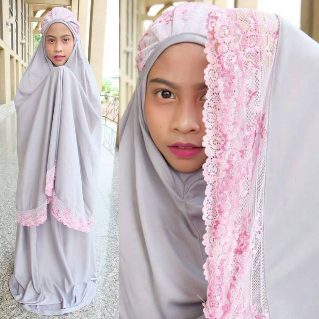 ตะละกงเด็ก ชุดละหมาดเด็ก talakongdek ผ้าละหมาดเด็ก สีเทา สำหรับเด็ก 5-7 ปี ตะละกงเด็ก ชุดละหมาดเด็ก talakongdek ผ้าละหมาดเด็ก สีเทา สำหรับเด็ก 5-7 ปี