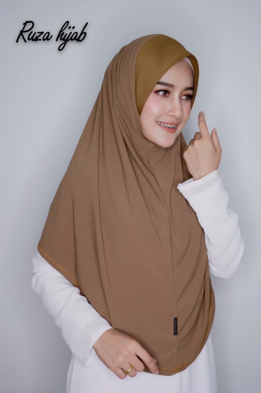 Hijabฮิญาบผ้าคลุมหัวมุสลิมแแบบสวมสำเร็จธรรมดาทรงหน้าScubaเนื้อผ้านิ่มใส่สบายไม่ต้องรีดไซซ์ XL Hijabฮิญาบผ้าคลุมหัวมุสลิมแแบบสวมสำเร็จธรรมดาทรงหน้าScubaเนื้อผ้านิ่มใส่สบายไม่ต้องรีดไซซ์ XL