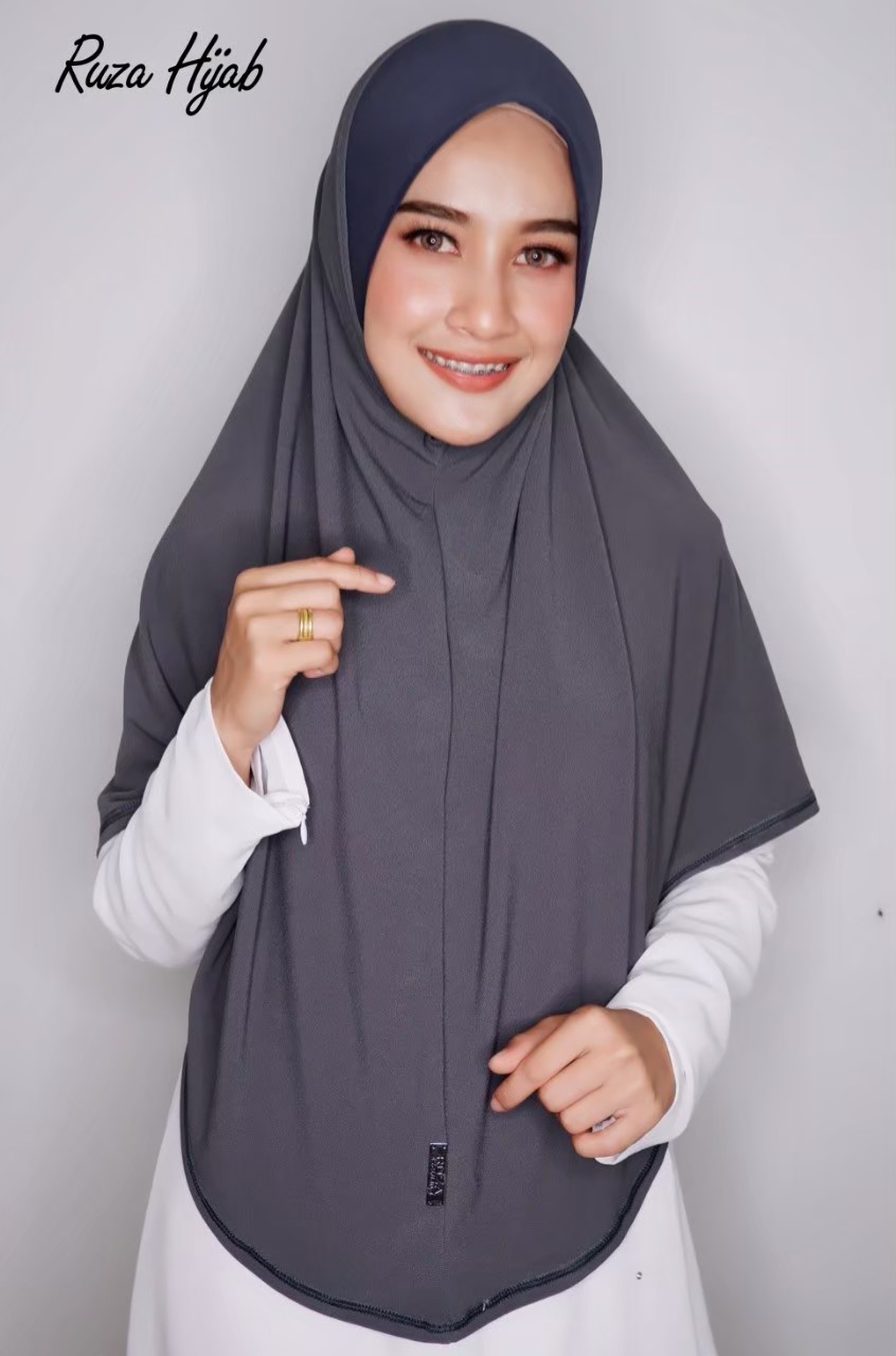 Hijabฮิญาบผ้าคลุมหัวมุสลิมแแบบสวมสำเร็จธรรมดาทรงหน้าScubaเนื้อผ้านิ่มใส่สบายไม่ต้องรีดไซซ์ XL Hijabฮิญาบผ้าคลุมหัวมุสลิมแแบบสวมสำเร็จธรรมดาทรงหน้าScubaเนื้อผ้านิ่มใส่สบายไม่ต้องรีดไซซ์ XL