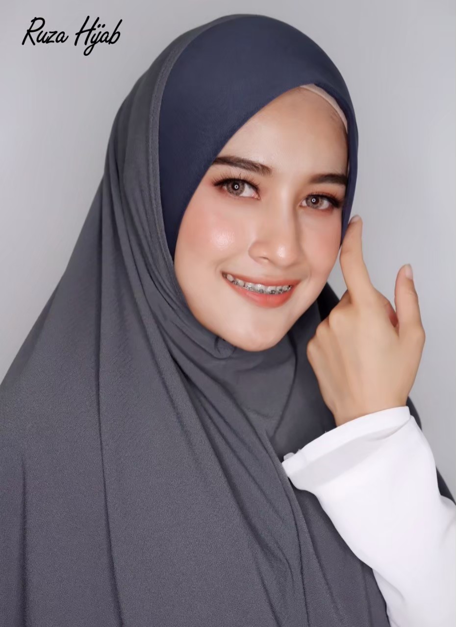 Hijabฮิญาบผ้าคลุมหัวมุสลิมแแบบสวมสำเร็จธรรมดาทรงหน้าScubaเนื้อผ้านิ่มใส่สบายไม่ต้องรีดไซซ์ XL Hijabฮิญาบผ้าคลุมหัวมุสลิมแแบบสวมสำเร็จธรรมดาทรงหน้าScubaเนื้อผ้านิ่มใส่สบายไม่ต้องรีดไซซ์ XL