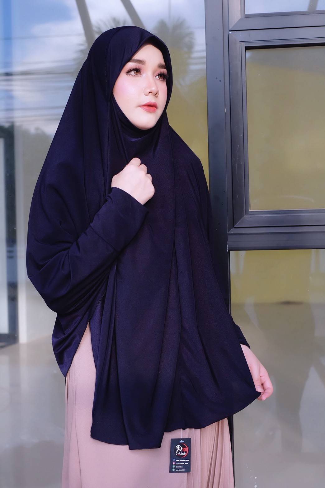 hijab ฮิญาบผรั่งเศสมีแขน รุ่นนี้สะดวกมากๆใส่ง่ายใส่สวยดูดี เปิด-ปิดหน้าได้ มีแขนในตัวผ้าคริสตัลเกรดA ใส่สบายไม่ร้อน hijab ฮิญาบผรั่งเศสมีแขน รุ่นนี้สะดวกมากๆใส่ง่ายใส่สวยดูดี เปิด-ปิดหน้าได้ มีแขนในตัวผ้าคริสตัลเกรดA ใส่สบายไม่ร้อน