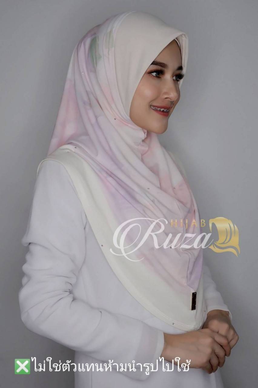 hijab ฮิญาบ รุ่น งานสวมผ้าลายในตัว hijab ฮิญาบ รุ่น งานสวมผ้าลายในตัว