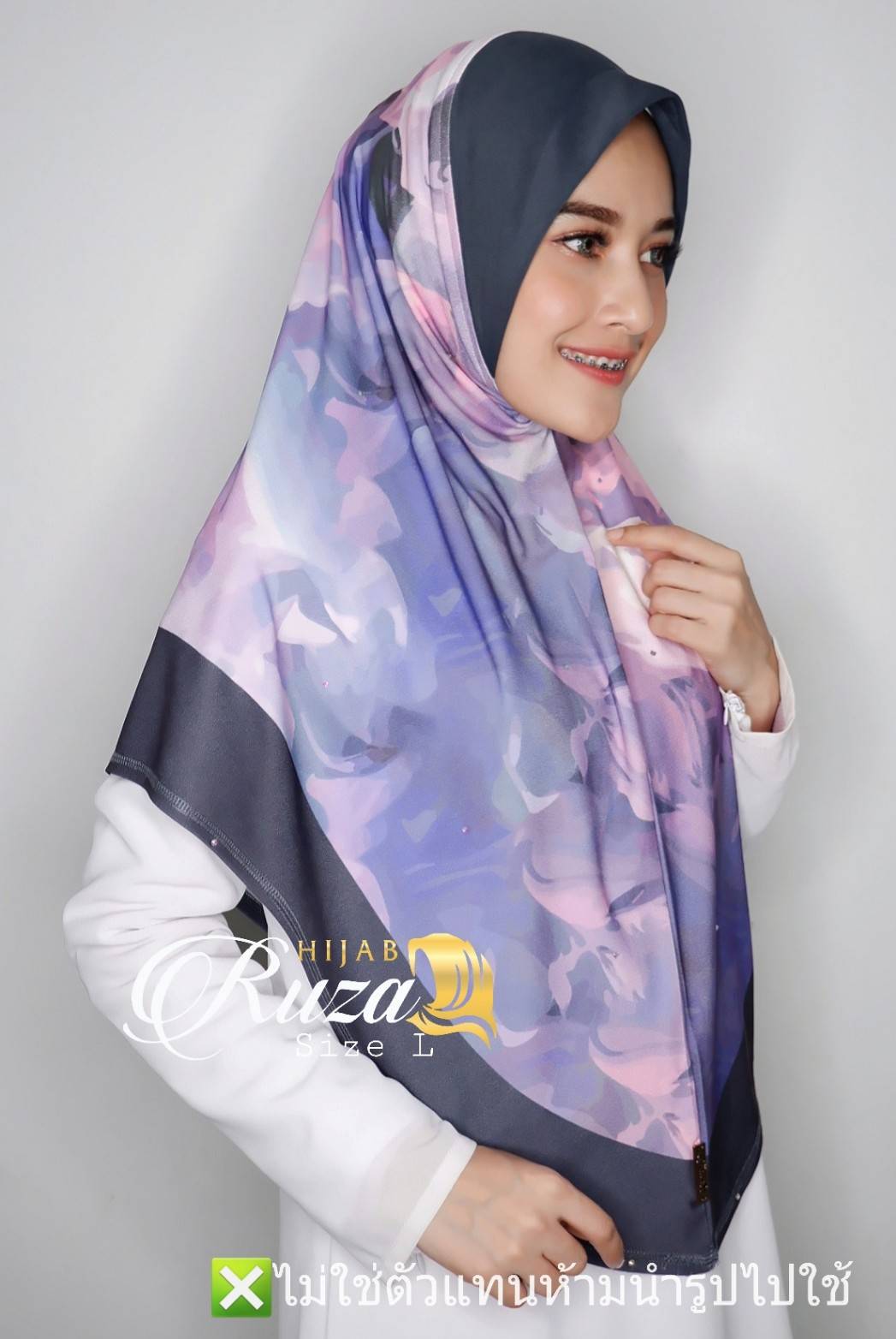 hijab ฮิญาบ รุ่น งานสวมผ้าลายในตัว hijab ฮิญาบ รุ่น งานสวมผ้าลายในตัว