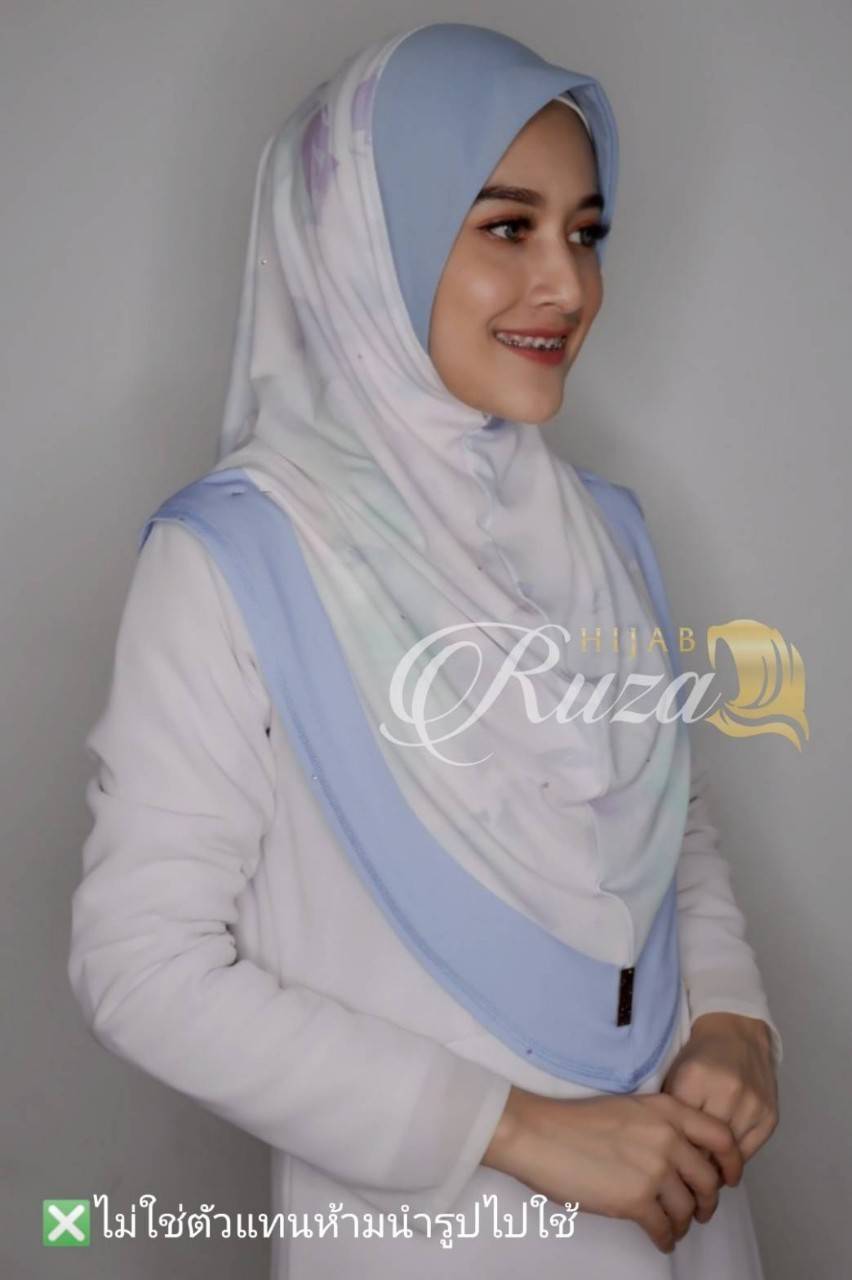 hijab ฮิญาบ รุ่น งานสวมผ้าลายในตัว hijab ฮิญาบ รุ่น งานสวมผ้าลายในตัว