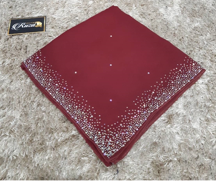 ผ้าคลุม Bawal Diamond เนื้อผ้านิ่ม อย่างดี ไม่เป็นขุ่ย ใช้เพชร Copy Swarovki เพชรแวว ผ้าคลุม Bawal Diamond เนื้อผ้านิ่ม อย่างดี ไม่เป็นขุ่ย ใช้เพชร Copy Swarovki เพชรแวว