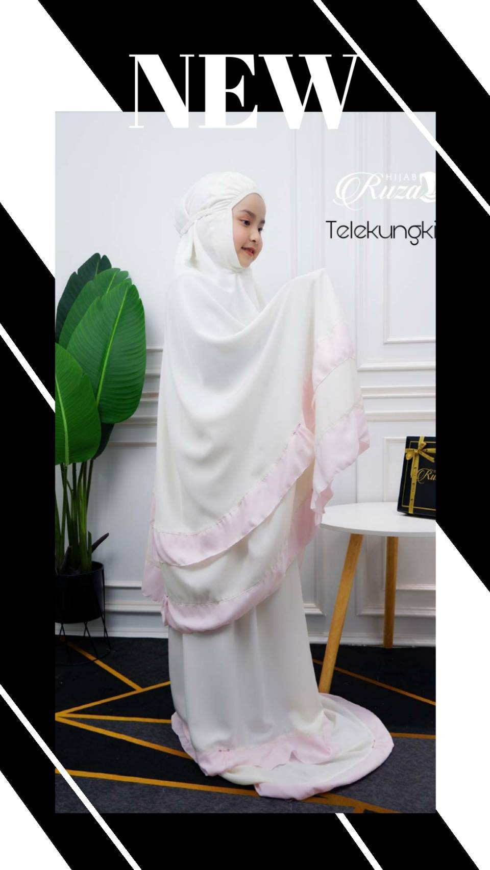 ชุดละหมาดเด็ก Telekungkid 2021 เนื้อผ้าROSELLA exclusive ชุดละหมาดเด็ก Telekungkid 2021 เนื้อผ้าROSELLA exclusive