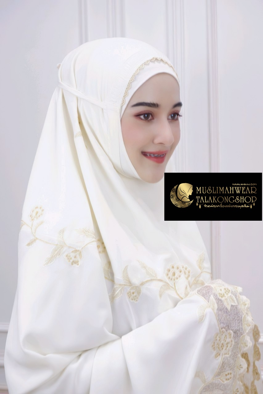 ตะละกงชุดละหมาดรุ่นดอกแก้วเนื้อผ้าRosellaexclusiveผ้าลื่นนุ่มพริ้วใส่สบายงานแบรนด์นำเข้างานขึ้นห้างอินโดนีเซียแถมฟรีอินเนอร์ ตะละกงชุดละหมาดรุ่นดอกแก้วเนื้อผ้าRosellaexclusiveผ้าลื่นนุ่มพริ้วใส่สบายงานแบรนด์นำเข้างานขึ้นห้างอินโดนีเซียแถมฟรีอินเนอร์