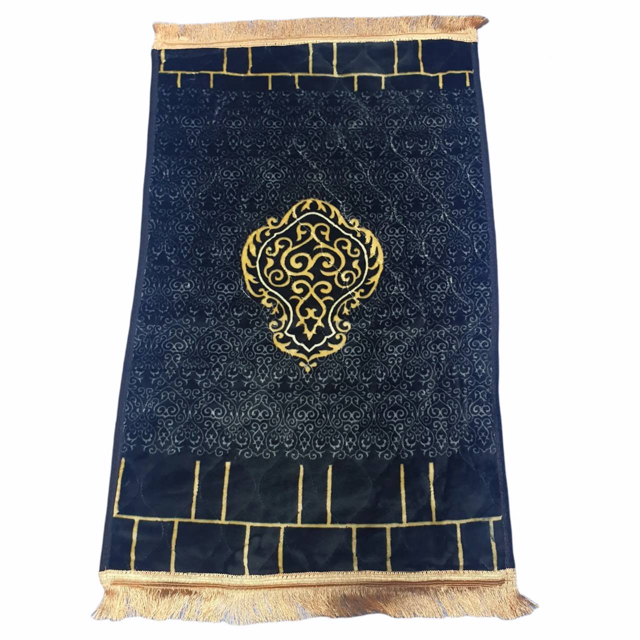 พรมปูละหมาด ลายกะบะห์ แบบหนานุ่ม Prayer mat, Kaaba pattern, thick and soft พรมปูละหมาด ลายกะบะห์ แบบหนานุ่ม Prayer mat, Kaaba pattern, thick and soft