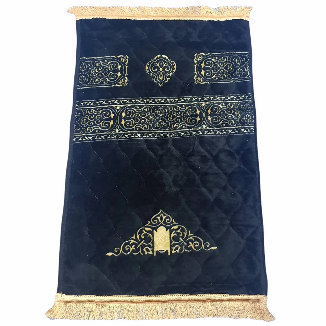 พรมปูละหมาด ลายกะบะห์ แบบหนานุ่ม Prayer mat, Kaaba pattern, thick and soft พรมปูละหมาด ลายกะบะห์ แบบหนานุ่ม Prayer mat, Kaaba pattern, thick and soft