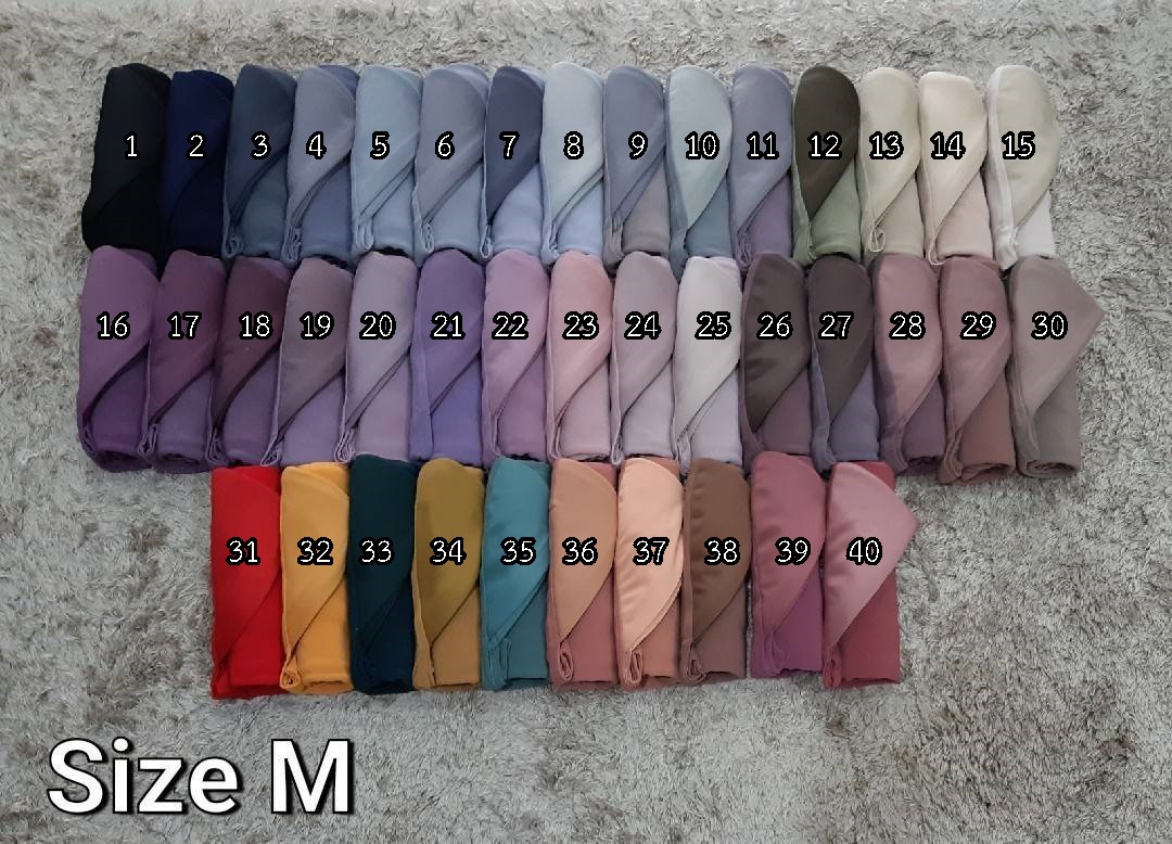 ฮิญาบ สวมธรรมดาสีพื้น เนื้อผ้า Moss crepe ผ้านิ่มใส่สบายไม่ต้องรีด ทรงหน้า Scuba ไซซ์S ติดเพชร รุ่น Travel series แต่งเพชร copy swarovski ฮิญาบ สวมธรรมดาสีพื้น เนื้อผ้า Moss crepe ผ้านิ่มใส่สบายไม่ต้องรีด ทรงหน้า Scuba ไซซ์S ติดเพชร รุ่น Travel series แต่งเพชร copy swarovski