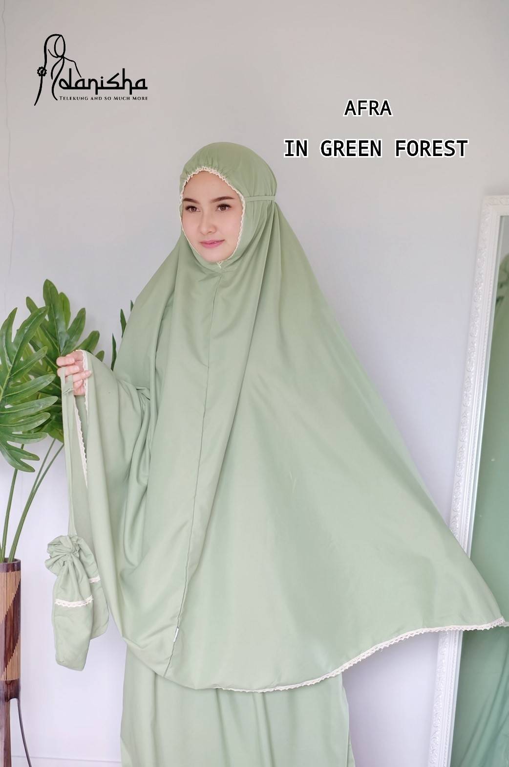 ตะละกง ชุดละหมาด รุ่น Afra by telekung Danisha ตะละกง ชุดละหมาด รุ่น Afra by telekung Danisha