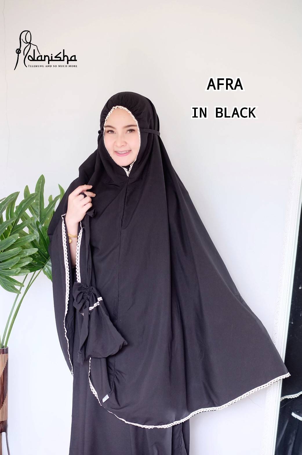 ตะละกง ชุดละหมาด รุ่น Afra by telekung Danisha ตะละกง ชุดละหมาด รุ่น Afra by telekung Danisha