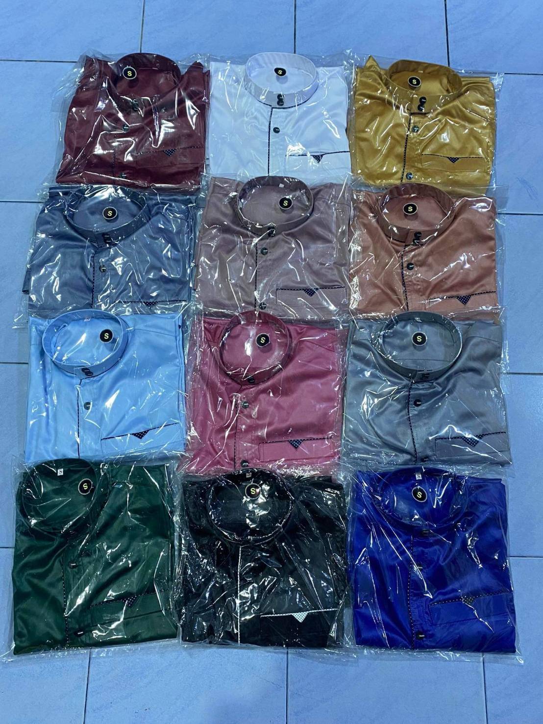 เสื้อสั้นอิสลามโมเดิร์น สไตน์คนมาเลย์ มีไซส์S M L XL เสื้อสั้นอิสลามโมเดิร์น สไตน์คนมาเลย์ มีไซส์S M L XL