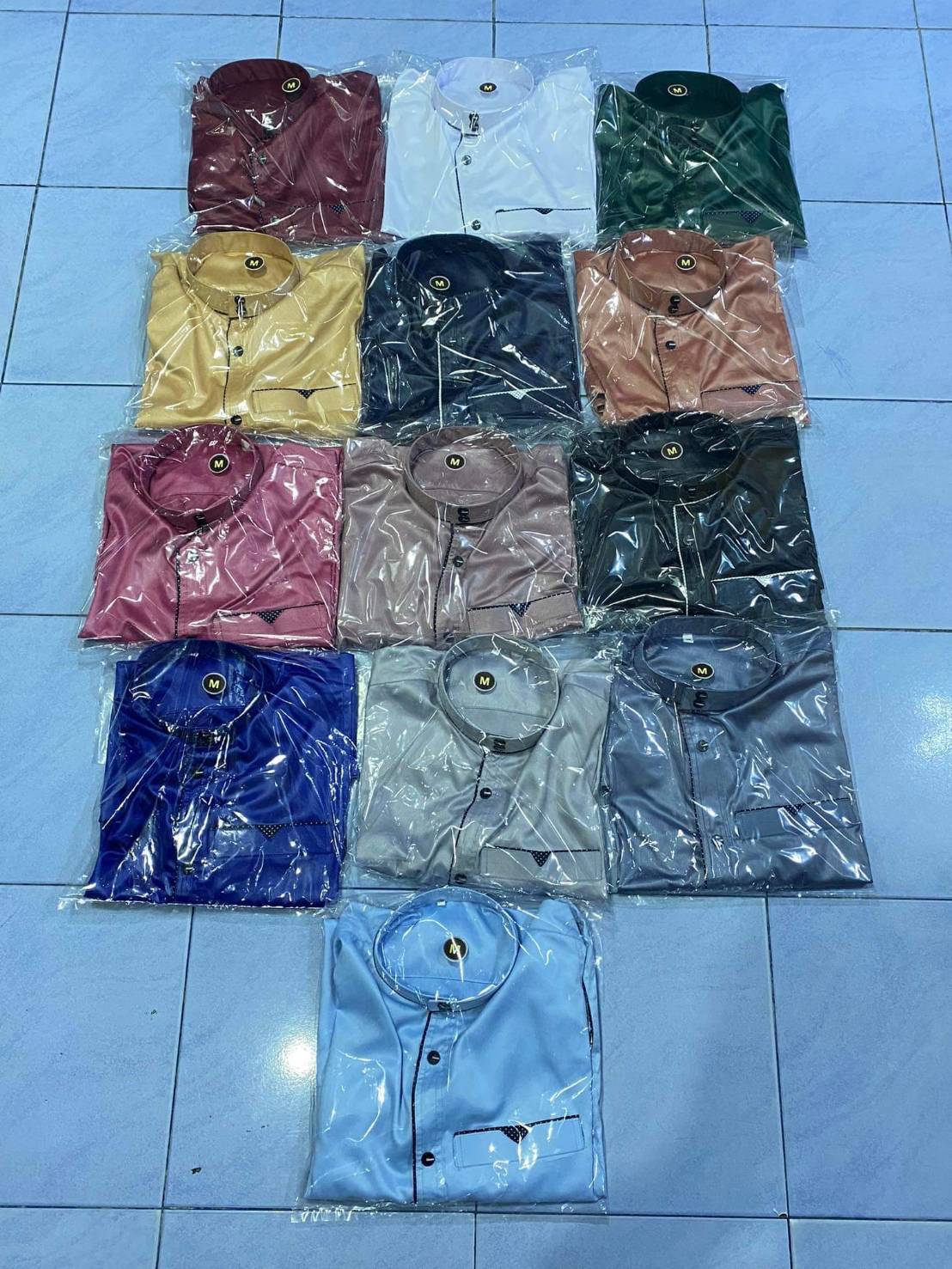 เสื้อสั้นอิสลามโมเดิร์น สไตน์คนมาเลย์ มีไซส์S M L XL เสื้อสั้นอิสลามโมเดิร์น สไตน์คนมาเลย์ มีไซส์S M L XL
