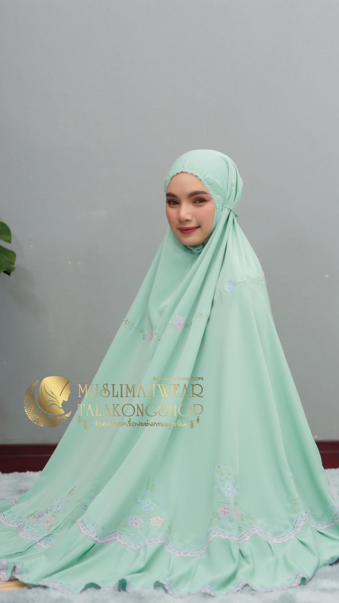 ชุดละหมาด(Telekung Exclusive)ตะละกงงานปักรอบผืนเนื้อผ้าRosellaงานแบรนด์นำเข้าเนื้อผ้านิ่มใส่สบาย แถมฟรีอินเนอร์ ชุดละหมาด(Telekung Exclusive)ตะละกงงานปักรอบผืนเนื้อผ้าRosellaงานแบรนด์นำเข้าเนื้อผ้านิ่มใส่สบาย แถมฟรีอินเนอร์