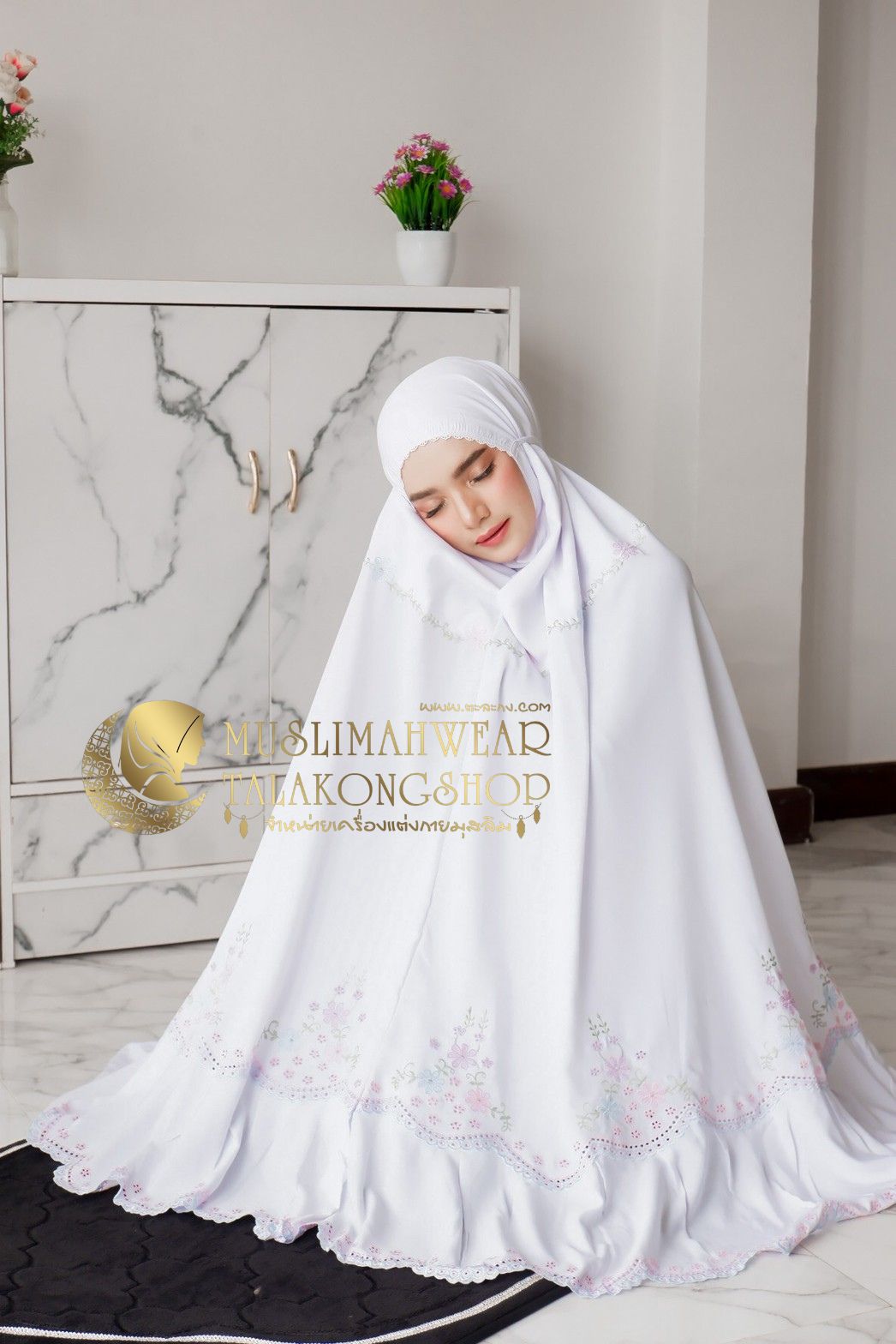 ชุดละหมาด(Telekung Exclusive)ตะละกงงานปักรอบผืนเนื้อผ้าRosellaงานแบรนด์นำเข้าเนื้อผ้านิ่มใส่สบาย แถมฟรีอินเนอร์ ชุดละหมาด(Telekung Exclusive)ตะละกงงานปักรอบผืนเนื้อผ้าRosellaงานแบรนด์นำเข้าเนื้อผ้านิ่มใส่สบาย แถมฟรีอินเนอร์