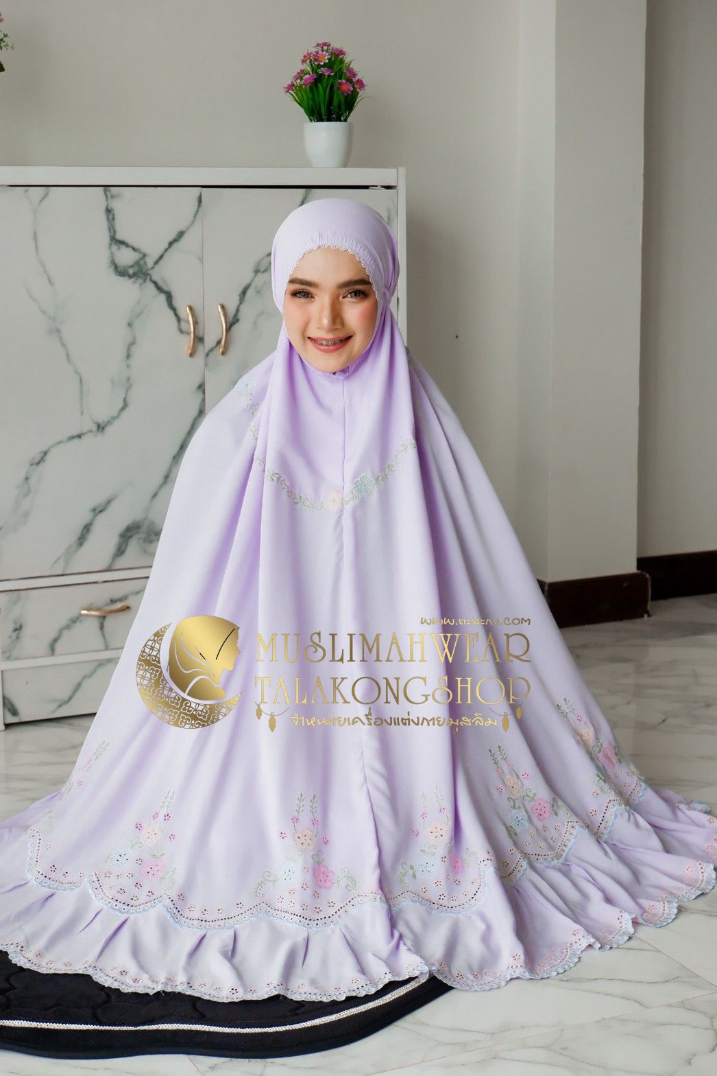 ชุดละหมาด(Telekung Exclusive)ตะละกงงานปักรอบผืนเนื้อผ้าRosellaงานแบรนด์นำเข้าเนื้อผ้านิ่มใส่สบาย แถมฟรีอินเนอร์ ชุดละหมาด(Telekung Exclusive)ตะละกงงานปักรอบผืนเนื้อผ้าRosellaงานแบรนด์นำเข้าเนื้อผ้านิ่มใส่สบาย แถมฟรีอินเนอร์