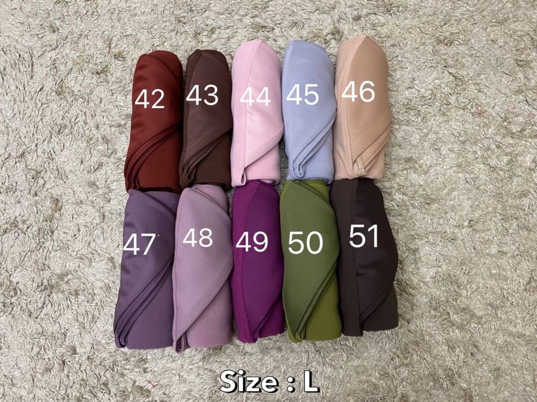 Hijabฮิญาบผ้าคลุมหัวมุสลิมแแบบสวมสำเร็จธรรมดาทรงหน้าScubaเนื้อผ้าเกรดAAเนื้อผ้านิ่มใส่สบายไม่ต้องรีด Hijabฮิญาบผ้าคลุมหัวมุสลิมแแบบสวมสำเร็จธรรมดาทรงหน้าScubaเนื้อผ้าเกรดAAเนื้อผ้านิ่มใส่สบายไม่ต้องรีด