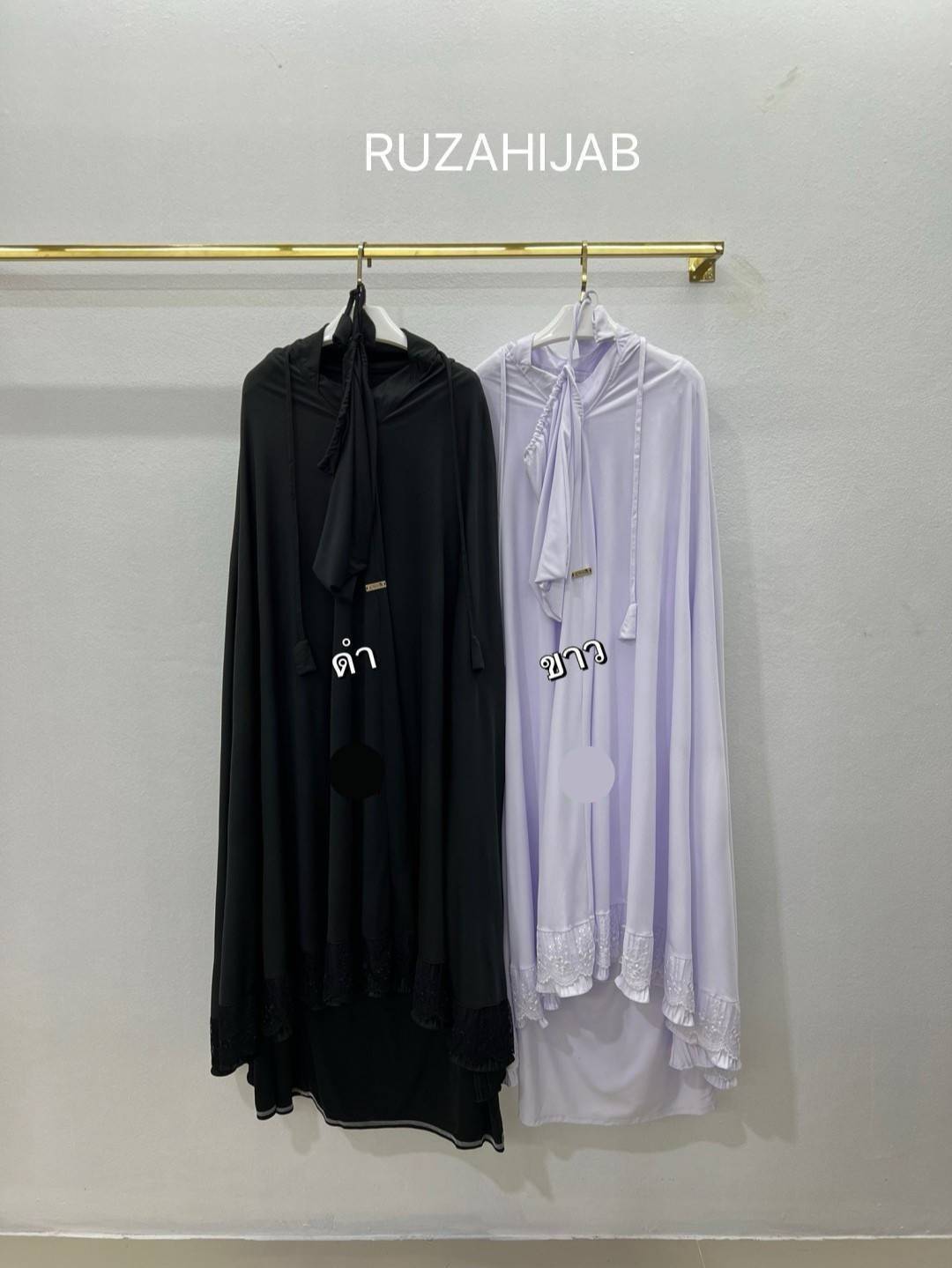ชุดละหมาด ตะละกงผ้าละหมาดพร้อมส่ง รุ่น FANIA อัดพลีท แต่งลูกไม้ พร้อมส่ง 399 ส่งฟรี ชุดละหมาด ตะละกงผ้าละหมาดพร้อมส่ง รุ่น FANIA อัดพลีท แต่งลูกไม้ พร้อมส่ง 399 ส่งฟรี