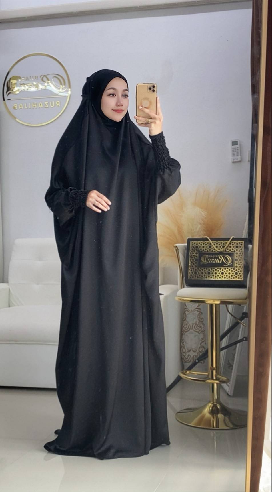 ชุดละหมาดยาวชิ้นเดียว ตะละกงชิ้นเดียว รุ่น Telekung Umroh ชุดละหมาดยาวชิ้นเดียว ตะละกงชิ้นเดียว รุ่น Telekung Umroh