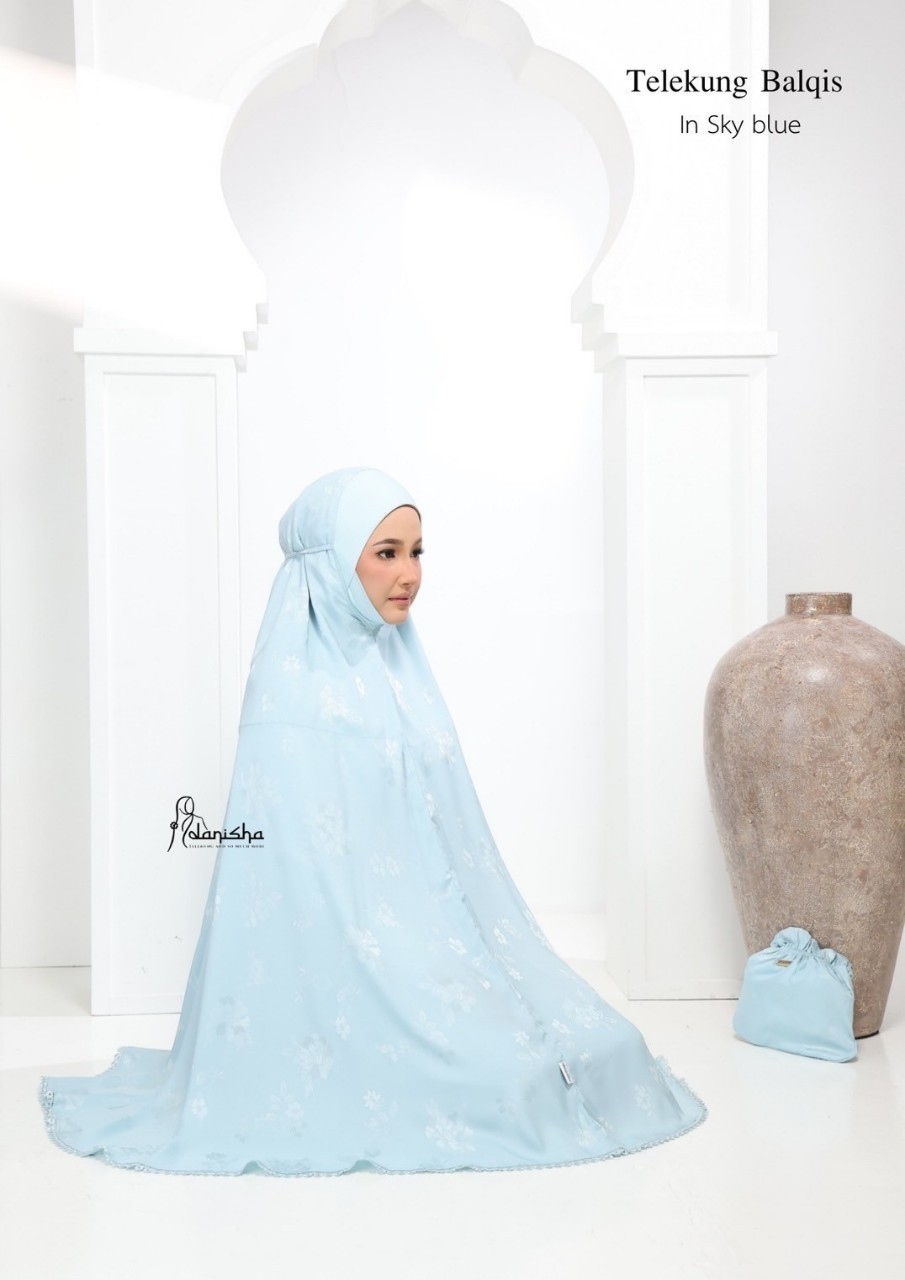 ชุดละหมาด ตะละกง collection Ramadhan 2025 รุ่น Balqis เนื้อผ้าซาติน เนื้อผ้าลื่น เย็นใส่สบายไม่ร้อน พร้อมส่ง ชุดละหมาด ตะละกง collection Ramadhan 2025 รุ่น Balqis เนื้อผ้าซาติน เนื้อผ้าลื่น เย็นใส่สบายไม่ร้อน พร้อมส่ง