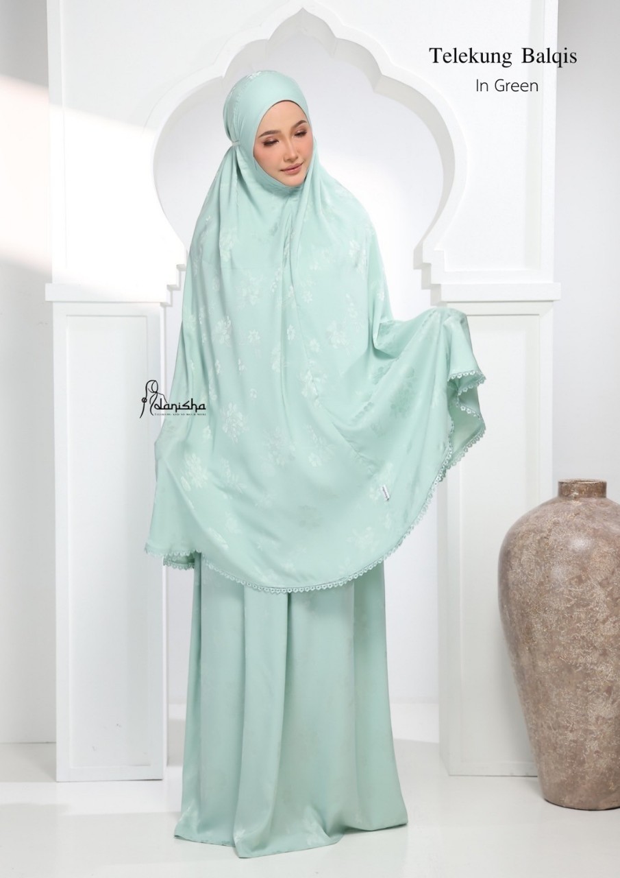 ชุดละหมาด ตะละกง collection Ramadhan 2025 รุ่น Balqis เนื้อผ้าซาติน เนื้อผ้าลื่น เย็นใส่สบายไม่ร้อน พร้อมส่ง ชุดละหมาด ตะละกง collection Ramadhan 2025 รุ่น Balqis เนื้อผ้าซาติน เนื้อผ้าลื่น เย็นใส่สบายไม่ร้อน พร้อมส่ง