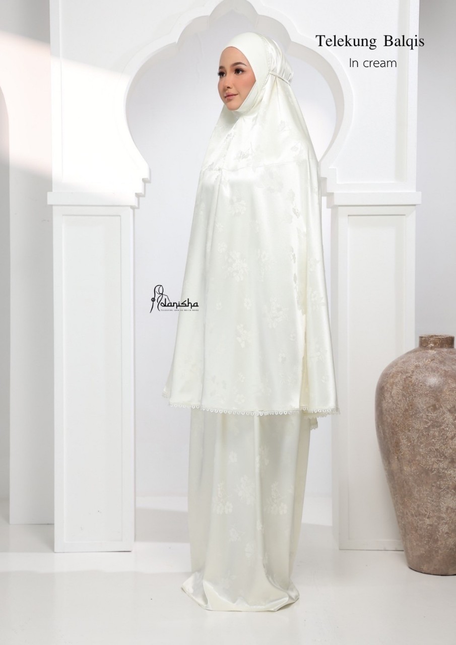 ชุดละหมาด ตะละกง collection Ramadhan 2025 รุ่น Balqis เนื้อผ้าซาติน เนื้อผ้าลื่น เย็นใส่สบายไม่ร้อน พร้อมส่ง ชุดละหมาด ตะละกง collection Ramadhan 2025 รุ่น Balqis เนื้อผ้าซาติน เนื้อผ้าลื่น เย็นใส่สบายไม่ร้อน พร้อมส่ง