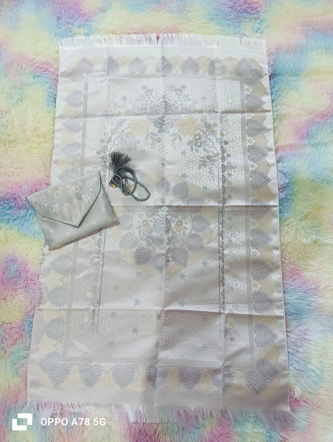 ผ้าปูละหมาดพกพา มาพร้อมกระเป๋า และตัสเปี๊ยะ sejadah พรีเมี่ยมสุด