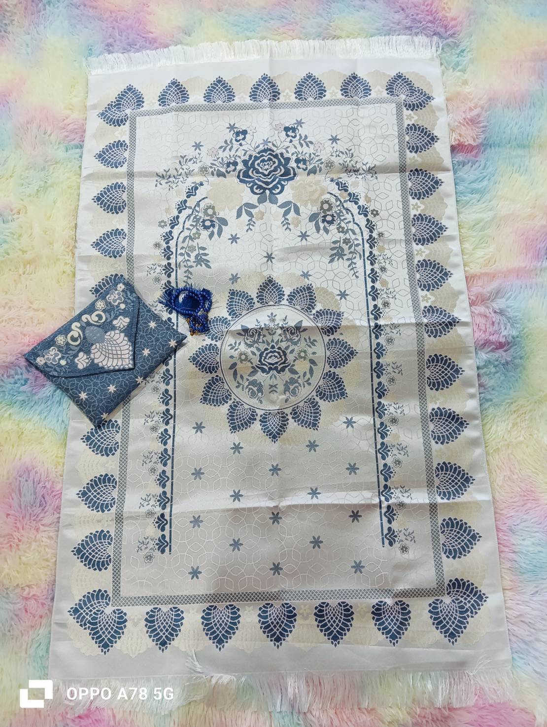 ผ้าปูละหมาดพกพา มาพร้อมกระเป๋า และตัสเปี๊ยะ sejadah พรีเมี่ยมสุด