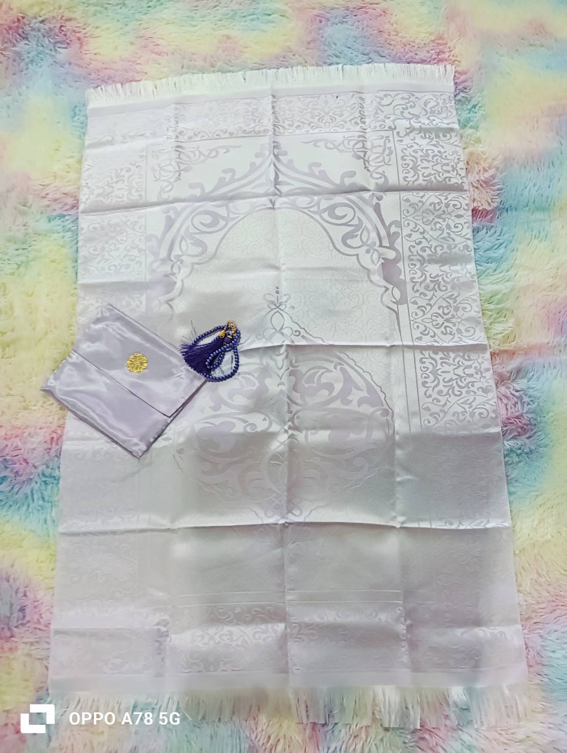 ผ้าปูละหมาดพกพา มาพร้อมกระเป๋า และตัสเปี๊ยะ sejadah พรีเมี่ยมสุด