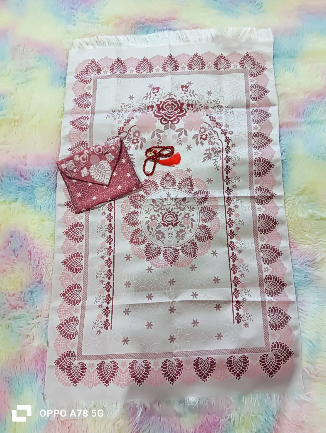 ผ้าปูละหมาดพกพา มาพร้อมกระเป๋า และตัสเปี๊ยะ sejadah พรีเมี่ยมสุด