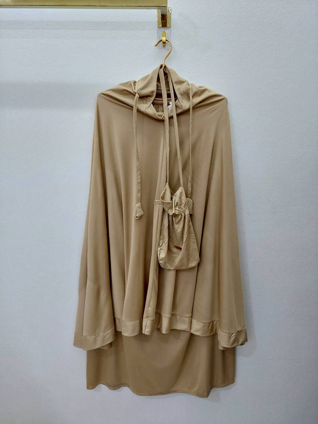 ชุดละหมาดเด็ก ผ้าละหมาดเด็ก ตะละกงเด็ก รุ่นBasic ผ้านิ่ม ทิ้งตัวแถมฟรีกระเป๋า 8-11ปี