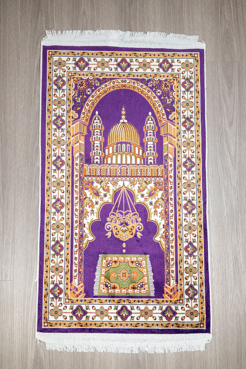ผ้าปุละหมาด พรมปูละหมาด ขนาด66x110cm พร้อมส่ง ผ้าปุละหมาดอิสลาม