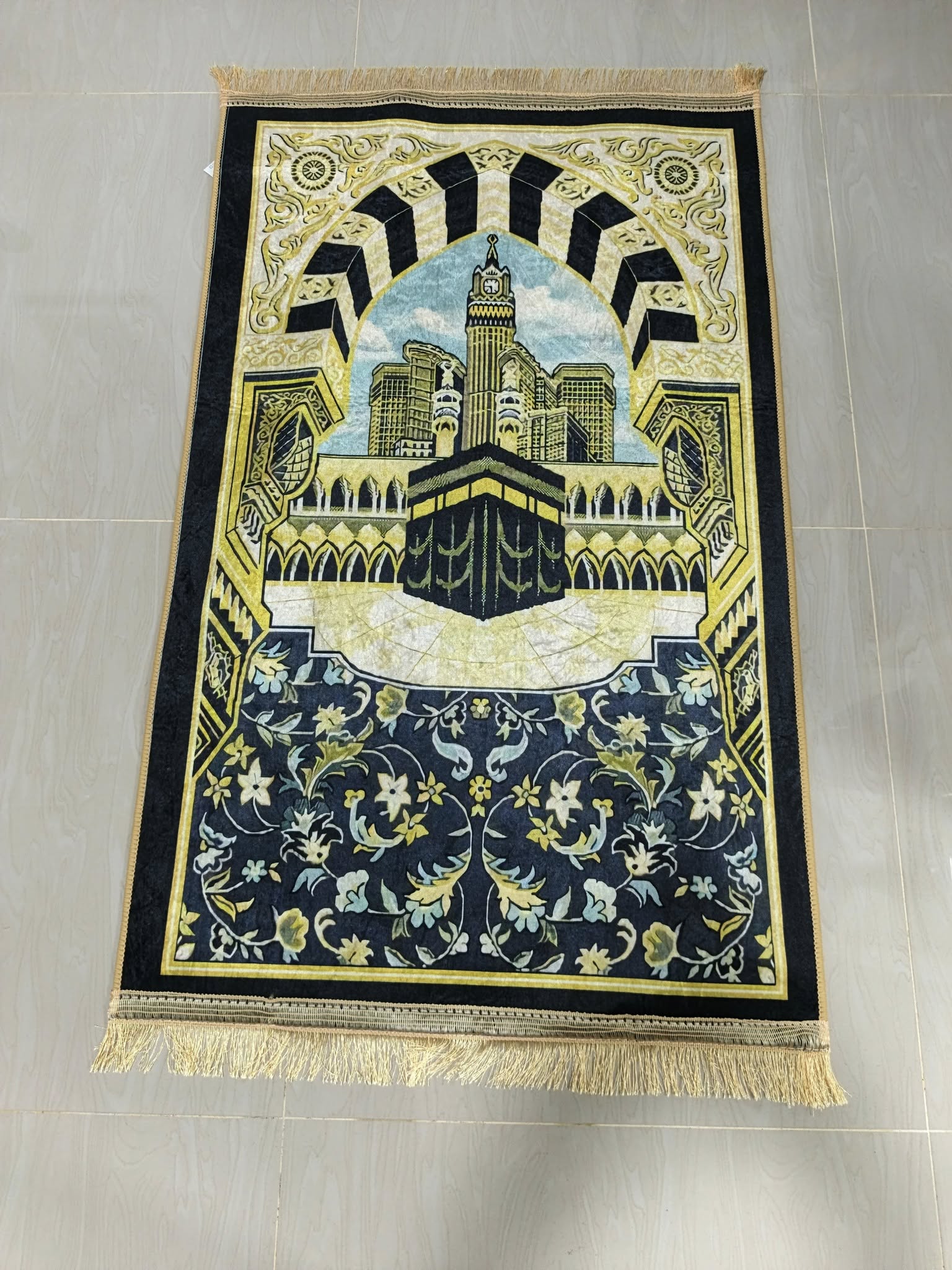 พรมปูละหมาด พรมละหมาด (ซาจาดะห์) พรมละหมาดดูไบ ขนาด70x110cm พร้อมส่ง