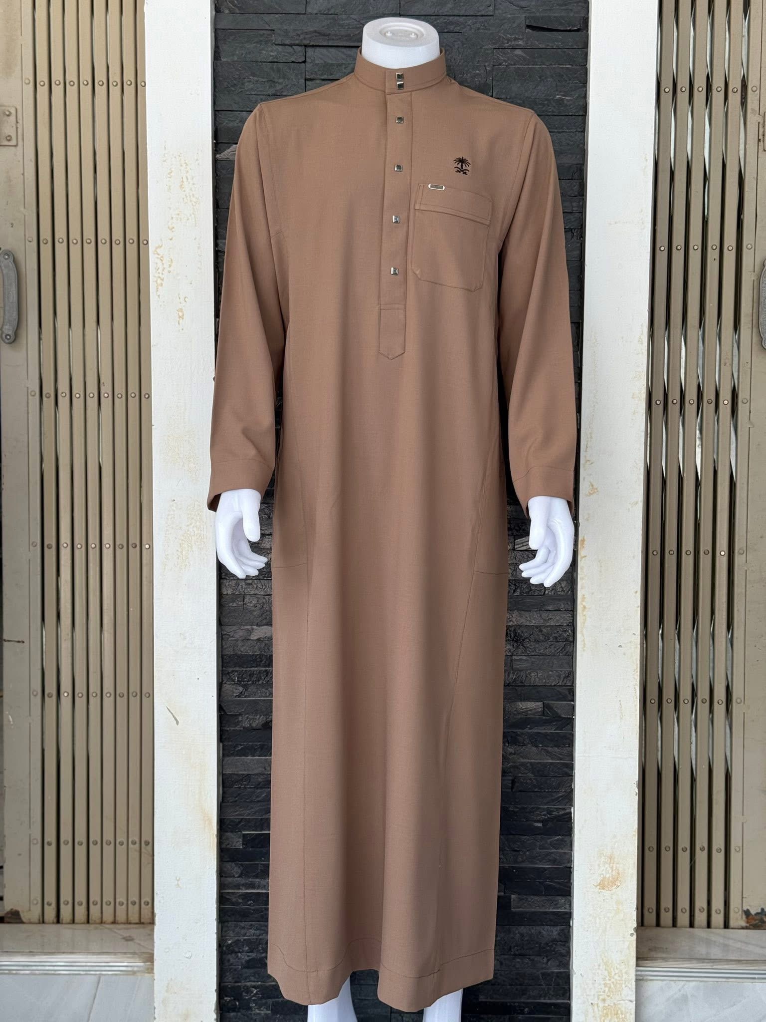 โต๊ปชาย เสื้อมุสลิมชาย เนื้อผ้าโรสกิลพร้อมส่ง มีไซส์ S M L XL