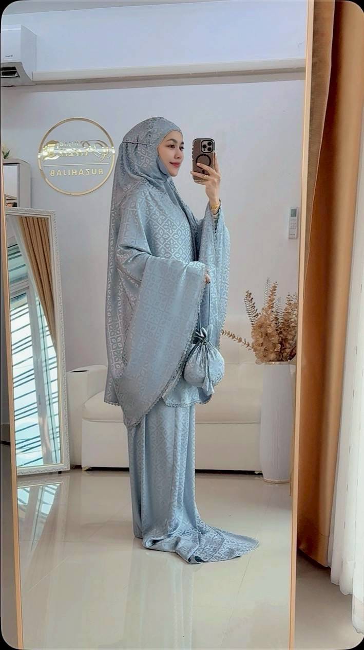 ตะละกง ผ้าละหมาด พกพา TELEKUNG VEENAS SILK