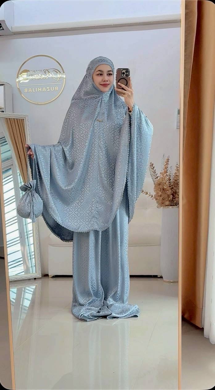 ตะละกง ผ้าละหมาด พกพา TELEKUNG VEENAS SILK