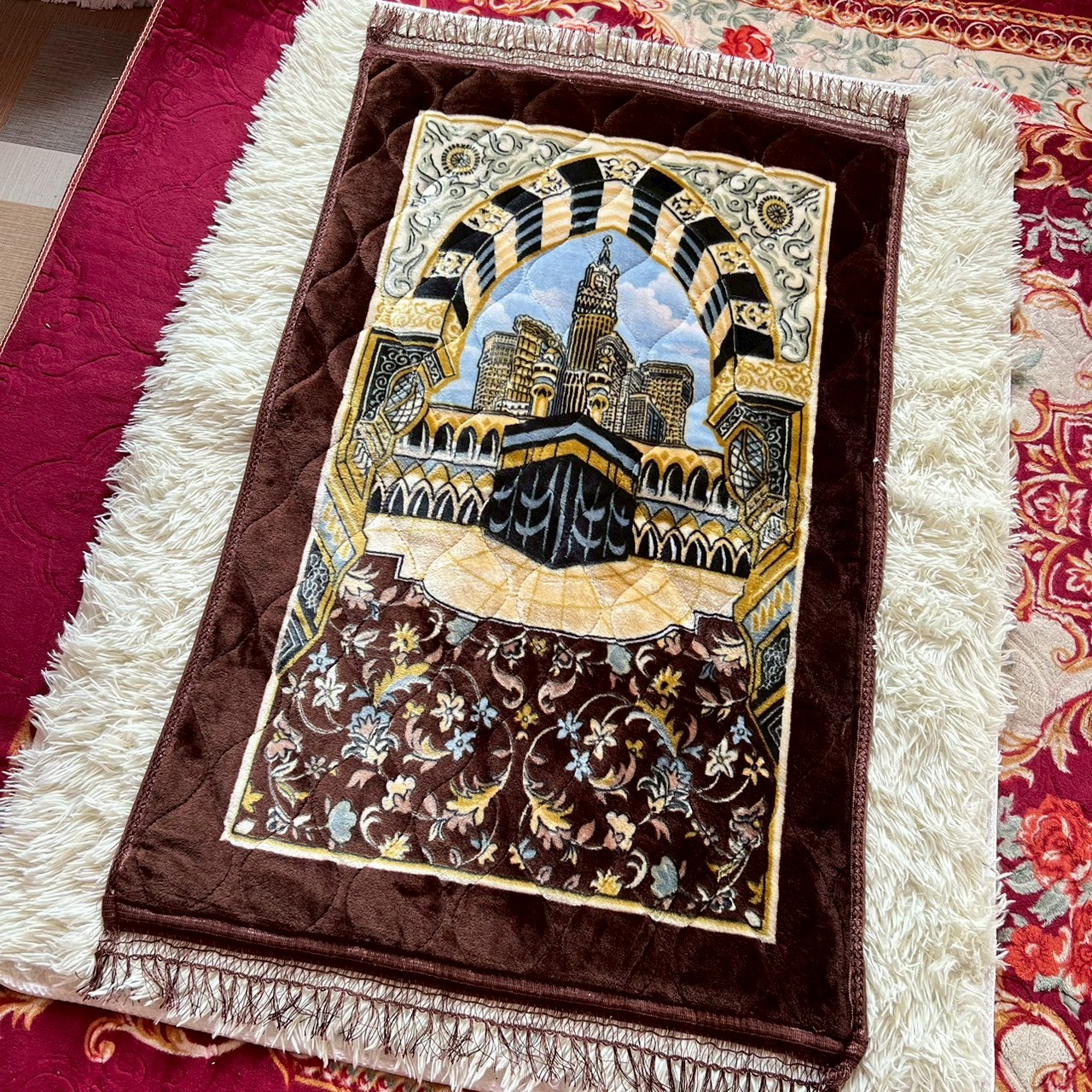 พรมปูละหมาดหนานุ่ม ผ้าปูละหมาดหนานุ่ม 299 ส่งฟรี มีปลายทาง