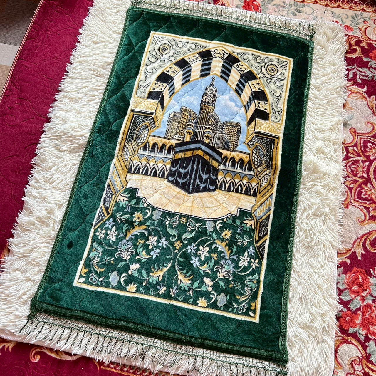 พรมปูละหมาดหนานุ่ม ผ้าปูละหมาดหนานุ่ม 299 ส่งฟรี มีปลายทาง