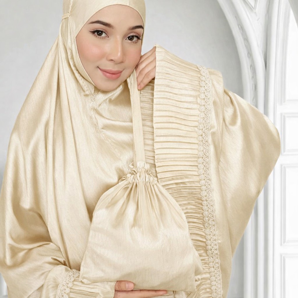 ชุดใส่ละหมาด ชุดละหมาดพกพา ตะละกง(talakong) ผ้าละหมาด telekungtravel ชุดละหมาดผู้ใหญ่